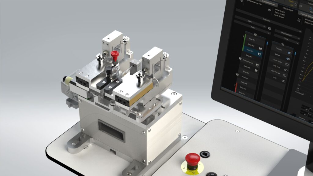 Banc de mesure micromécanique de haute précision avec interface de contrôle numérique