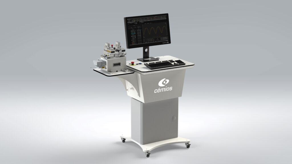 Banc de test micromécanique mobile avec pupitre de commande intégré