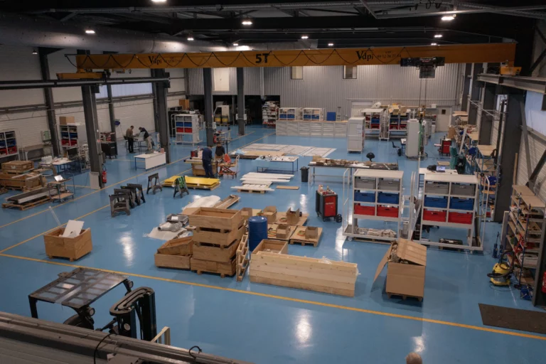 Atelier de conception de machines spéciales dans les bâtiments de Cémios